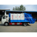 Euro IV suministros de la fábrica Dongfeng recogida de basura 6cbm camión compactador de basura para la venta
